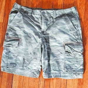 George Camo Cargo Shorts